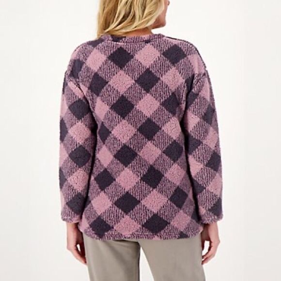 Cuddl Duds Cloud Fleece Pullover Top - Picture 2 of 5
